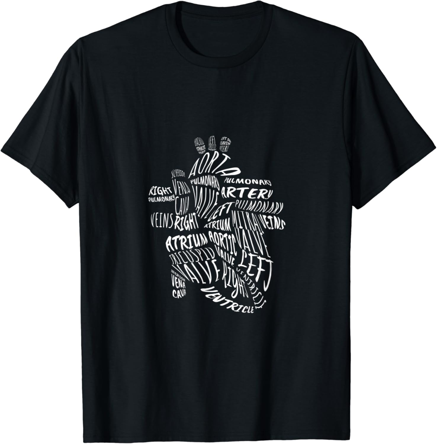 Herz Hemd Heart Anatomy Shirt Anatomical Heart TShirt Amazon.de